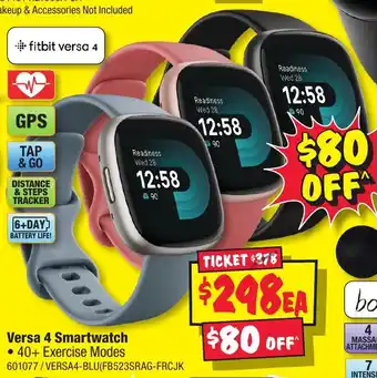 JB Hi-Fi Versa 4 Smartwatch offer