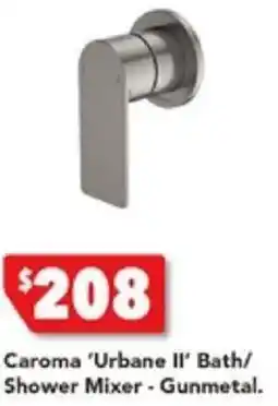 Harvey Norman Caroma 'Urbane II' Bath/ Shower Mixer - Gunmetal offer