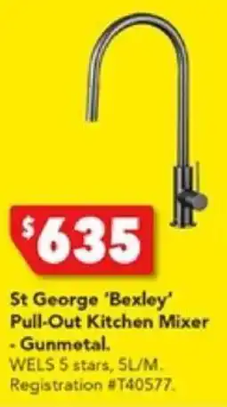 Harvey Norman St George 'Bexley' Pull-Out Kitchen Mixer -Gunmetal offer