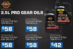 2.5L PRO GEAR OILS