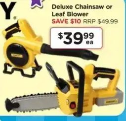 Deluxe Chainsaw or Leaf Blower