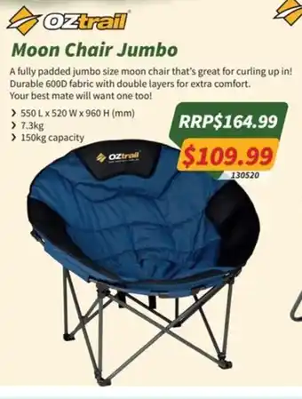 Tentworld Moon Chair Jumbo offer