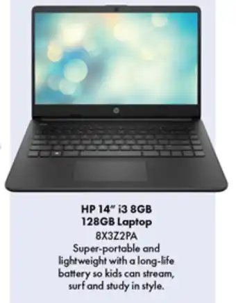 The Good Guys HP 14" 13 8GB 128GB Laptop offer