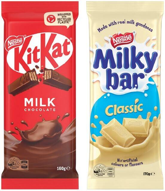 Nestlé Chocolate Blocks 118‑180g Selected Varieties offer at IGA