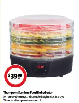 Coles Thompson Scenium Food Dehydrator offer