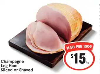 IGA Champagne Leg Ham offer