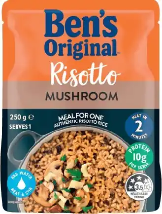 IGA Ben’s Original Risotto or 10 Medley 240-250g Selected Varieties offer