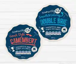 IGA Community Co Double Brie or Camembert 125g offer