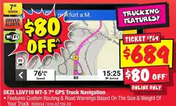 JB Hi-Fi DEZL LGV710 MT-S 7" GPS Truck Navigation offer