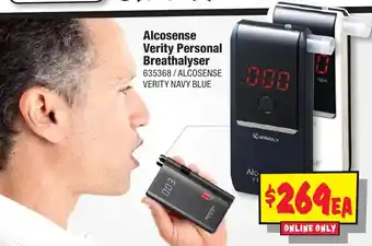 JB Hi-Fi Alcosense Verity Personal Breathalyser offer