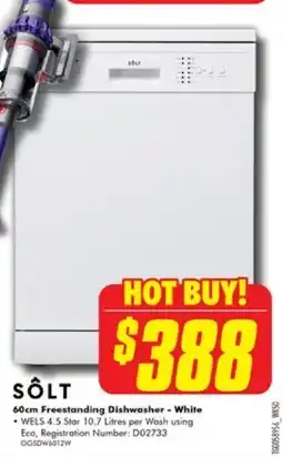 The Good Guys 60cm Freestanding Dishwasher offer