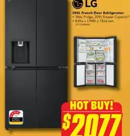 The Good Guys 506L French Door Refrigerator offer