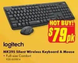 The Good Guys logitech MK295 Silent Wireless Keyboard & Mouse offer