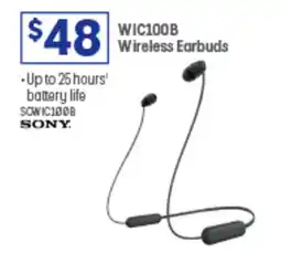 Officeworks WIC100B Wireless Earbuds offer