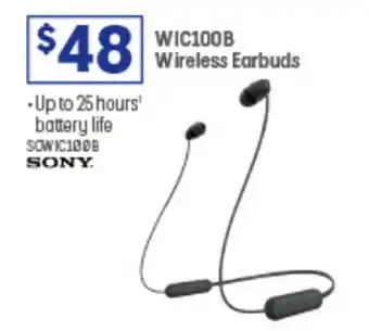 Officeworks WIC100B Wireless Earbuds offer