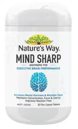 Coles Nature's Way Mind Sharp 30 Pack offer