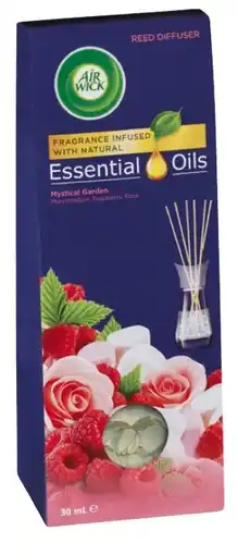 Coles Air Wick Essential Oils Reed Diffuser 30mL offer