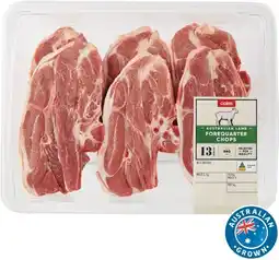 Coles Australian Lamb Forequarter Chops
