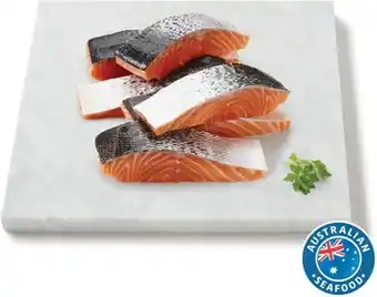 Coles Coles Tasmanian Fresh Salmon Portions Skin On offer
