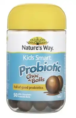 Coles Nature's Way Kids Smart Probiotic Choc Balls 50 Pack offer