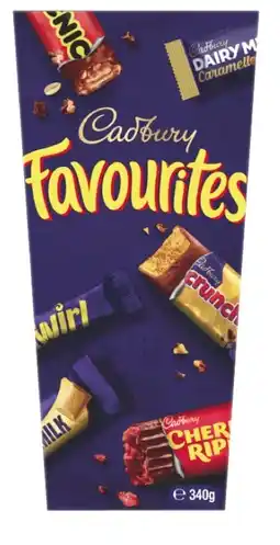 Coles Cadbury Favourites 340g offer