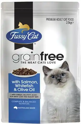 Coles Fussy Cat Grainfree Dry Cat Food 2.5kg offer