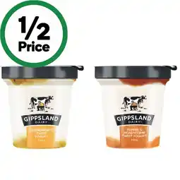 Woolworths Gippsland Dairy Twist Yogurt 160g – From the Fridge offer