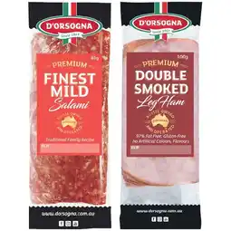 Woolworths D’Orsogna Deli Fresh 80-100g – From the Fridge offer