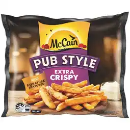 Woolworths McCain Pub Style Chips or Wedges 750g – From the Freezer offer