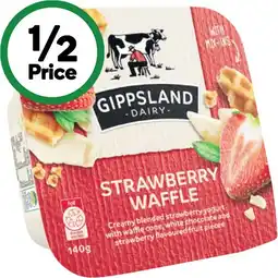 Woolworths Gippsland Dairy Yogurt Mix-In’s 140g – From the Fridge offer