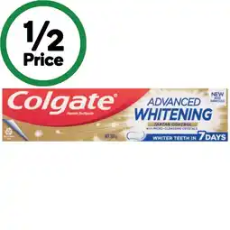 Woolworths Colgate Advanced Whitening Toothpaste 200g offer