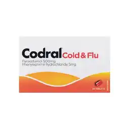 Woolworths Codral Cold & Flu Tablets Pk 20^ offer