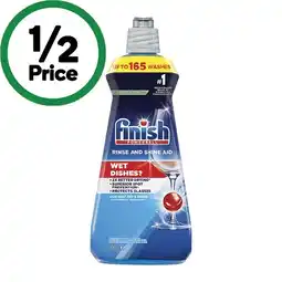 Woolworths Finish Rinse & Shine Dishwasher Aid 500ml offer