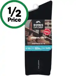 Woolworths Bonds Explorer Men’s Socks Pk 1 offer
