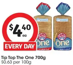 Coles Tip Top The One 700g offer