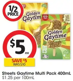 Coles Streets Gaytime Multi Pack 400mL offer