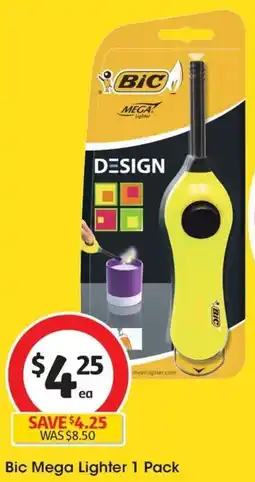 Coles Bic Mega Lighter 1 Pack offer