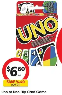 Uno or Uno Flip Card Game