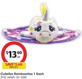 Coles Cuteitos Rainbowitos 1 Each offer