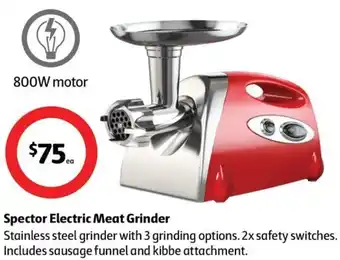 Coles Spector Electric Meat Grinder offer