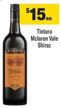 Coles Tintara Mclaren Vale Shiraz offer