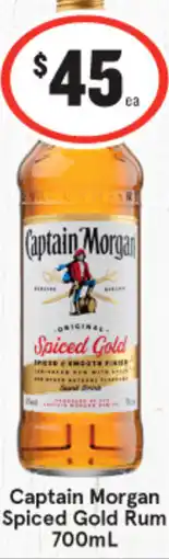 Captain Morgan Spiced Gold Rum 700mL