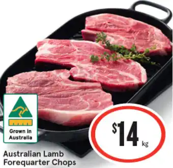 IGA Australian Lamb Forequarter Chops offer