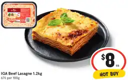 IGA IGA Beef Lasagne 1.2kg offer