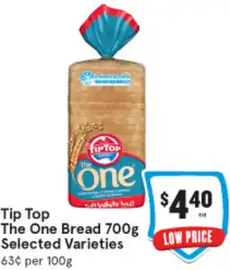 IGA Tip Top The One Bread 700g offer