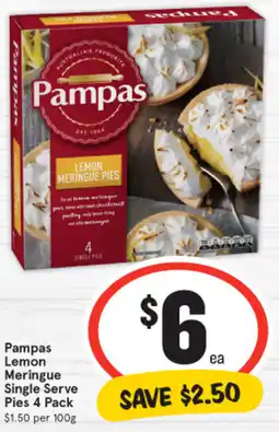 Pampas Lemon Meringue Single Serve Pies 4 Pack