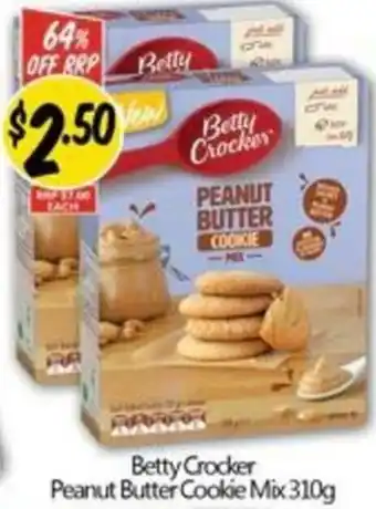 NQR Betty Crocker Peanut Butter Cookie Mix 310g offer