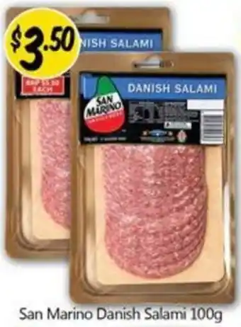 NQR San Marino Danish Salami 100g offer