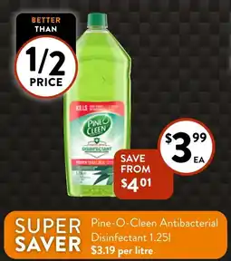 Foodworks Pine-O-Cleen Antibacterial Disinfectant 1.25L offer