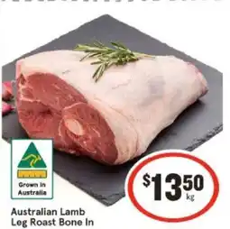 IGA Australian Lamb Leg Roast Bone In offer